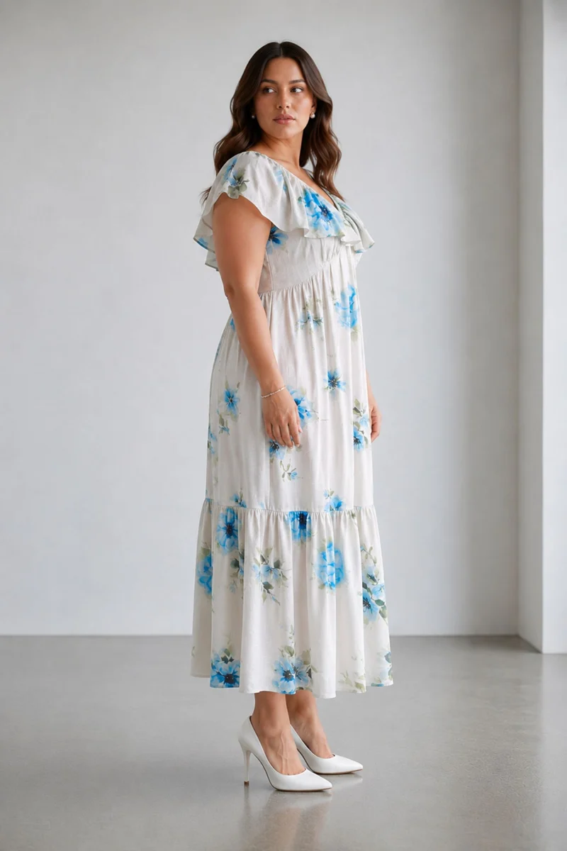 Boksi|Viscose Maxi Dress