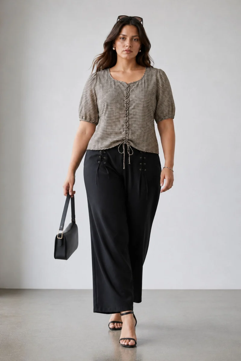 Karielle|100% Viscose Corset Inspired Top