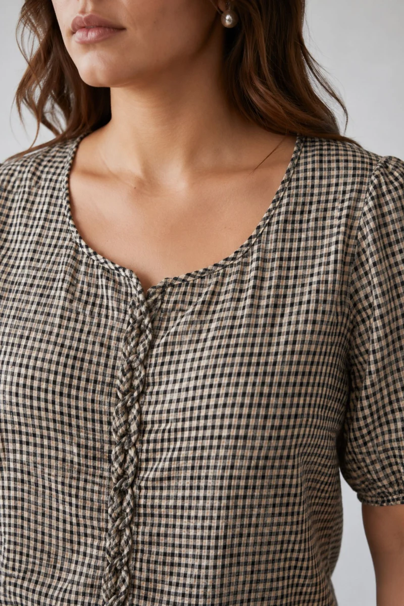Karielle|100% Viscose Corset Inspired Top
