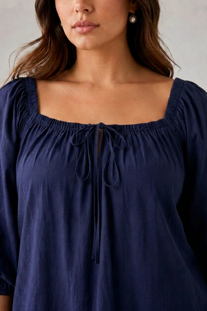 Elaris|100% Cotton Off Shoulder Top