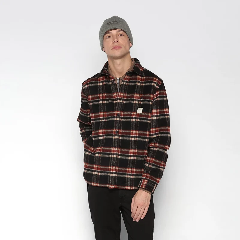 Chemise à carreaux noire Clovis SBPLAY