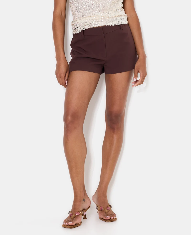 Mini-short city taille basse
