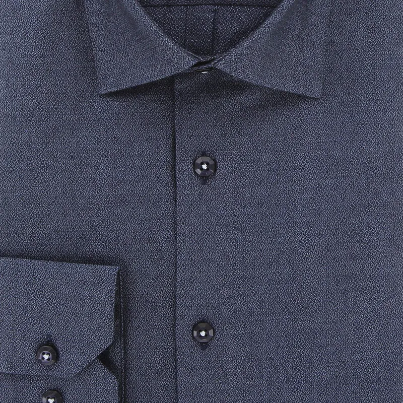 Chemise homme tissu structuré à motifs coupe cintrée PRETTY Andrew Mac Allister