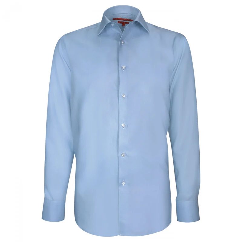 Chemise homme en coton sergé uni coupe cintrée TWYLLUE Andrew Mac Allister
