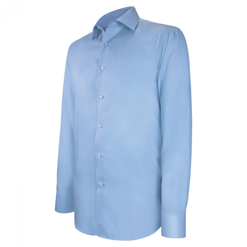 Chemise homme en coton sergé uni coupe cintrée TWYLLUE Andrew Mac Allister