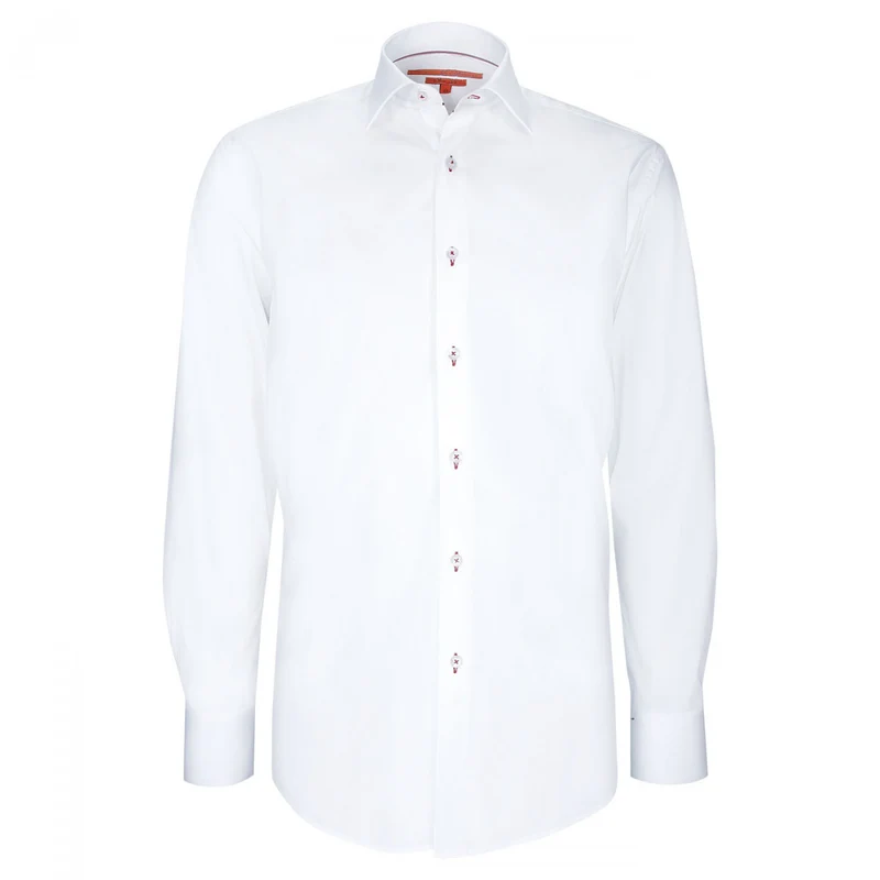 Chemise homme uni 100% coton coupe cintrée HOLOPPO Andrew Mac Allister