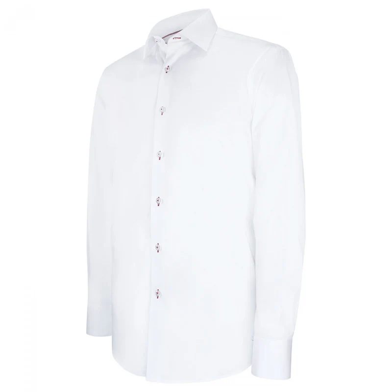 Chemise homme uni 100% coton coupe cintrée HOLOPPO Andrew Mac Allister