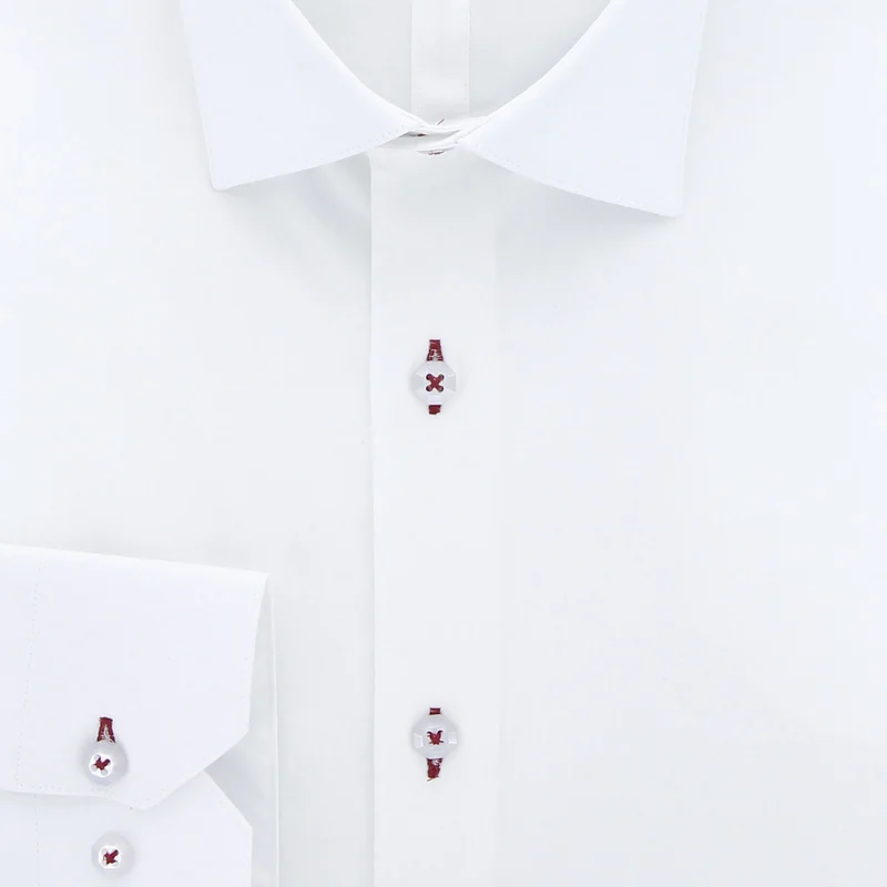 Chemise homme uni 100% coton coupe cintrée HOLOPPO Andrew Mac Allister