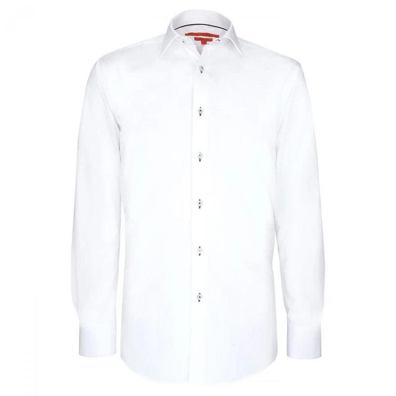 Chemise homme uni 100% coton coupe cintrée HOLOPPO Andrew Mac Allister