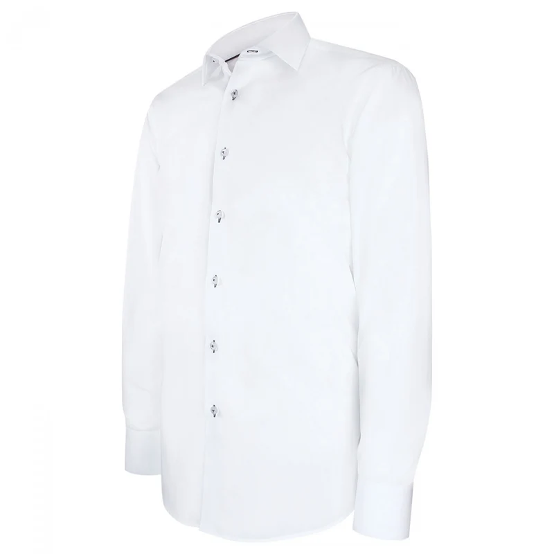 Chemise homme uni 100% coton coupe cintrée HOLOPPO Andrew Mac Allister