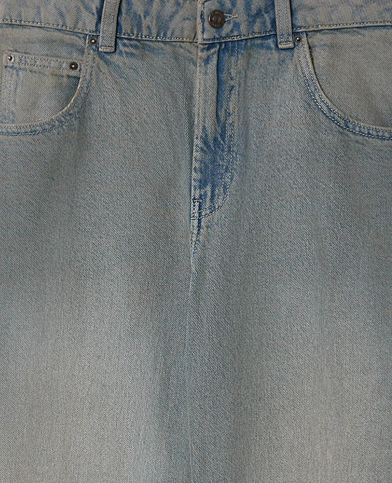 Jean barrel taille haute