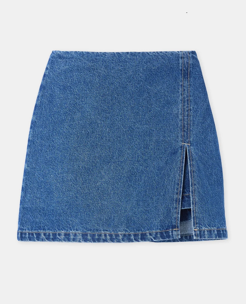 Jupe-short en jean