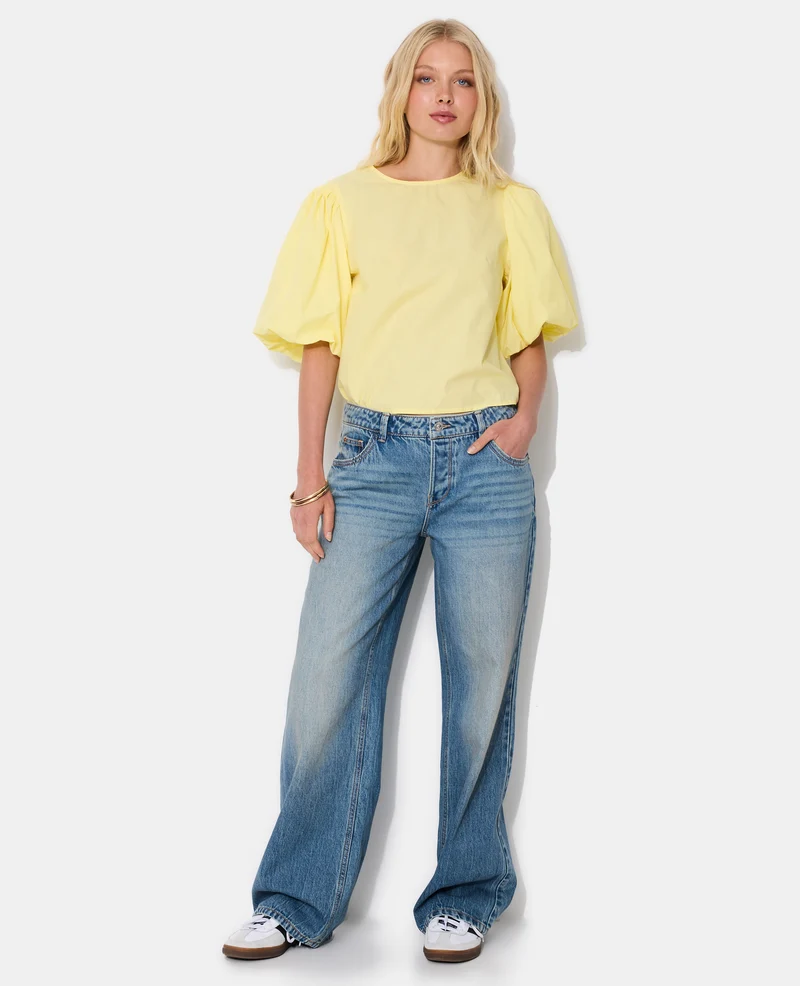 J71-3 / Jean wide taille basse