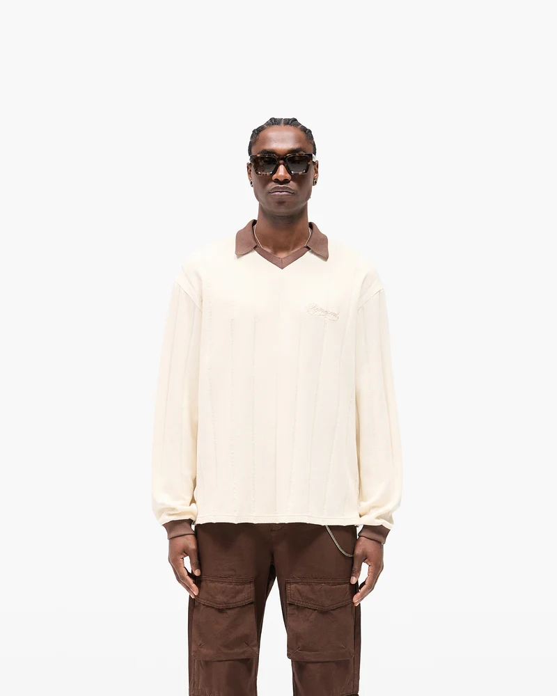 Retro Football Long Sleeve T-Shirt - Shell