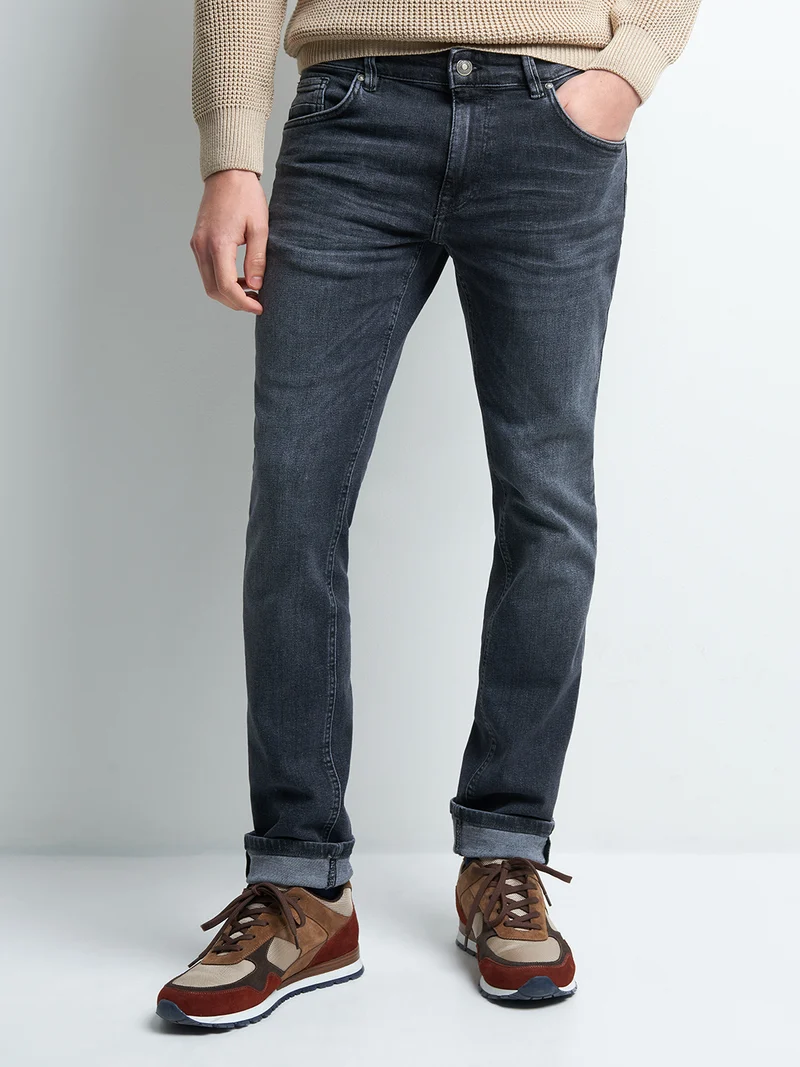 Jean denim xslim en coton mélangé