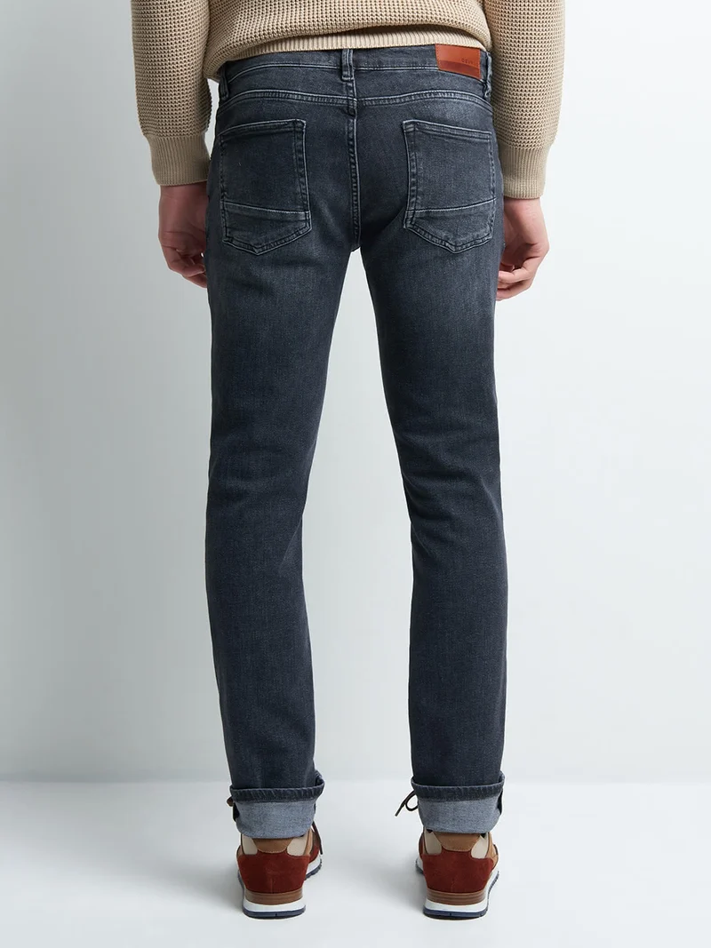Jean denim xslim en coton mélangé