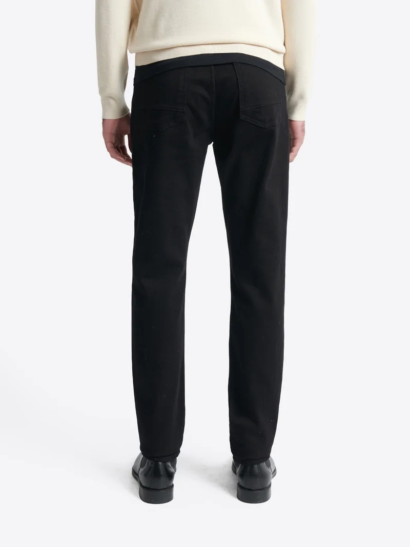 Jean denim slim en coton