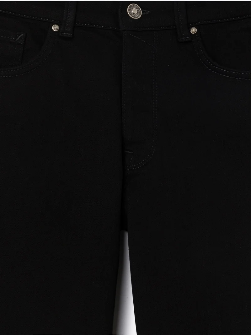 Jean denim slim en coton
