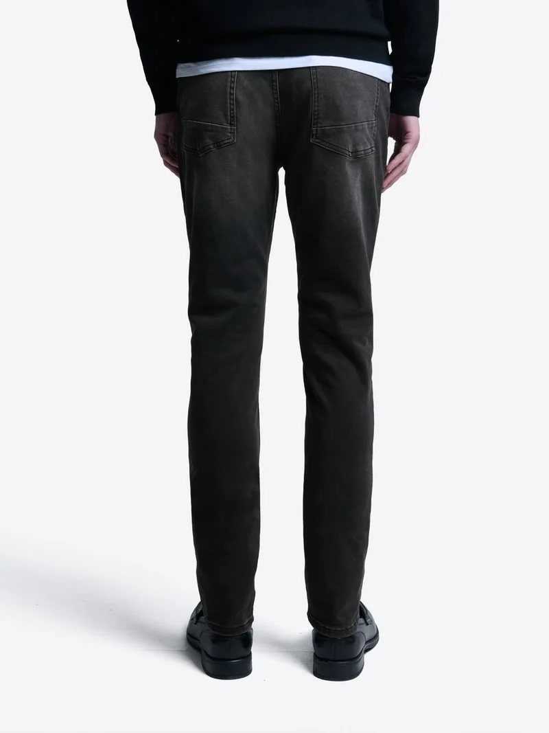 Jean denim slim en coton stretch