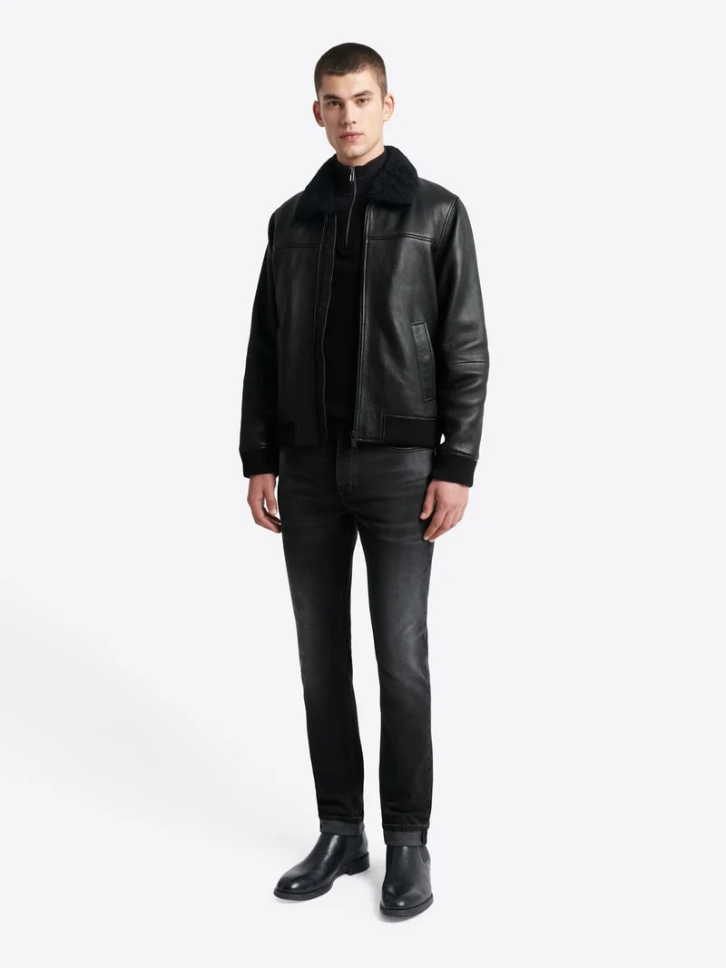 Jean denim slim en coton stretch