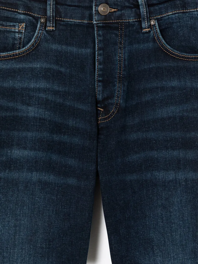 Jean slim denim stone