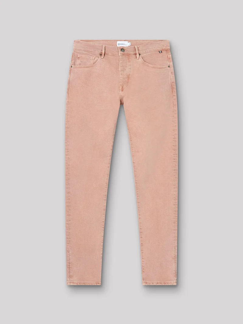 Jean couleur slim stretch délavé