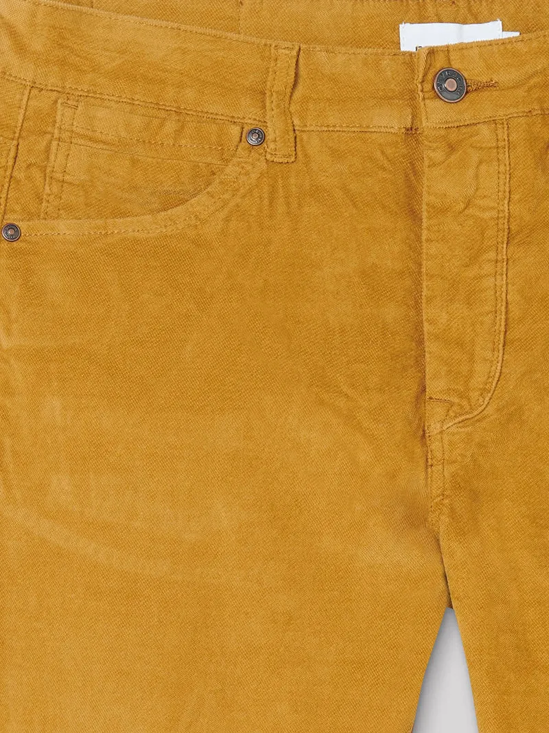 Jean couleur slim stretch en velours