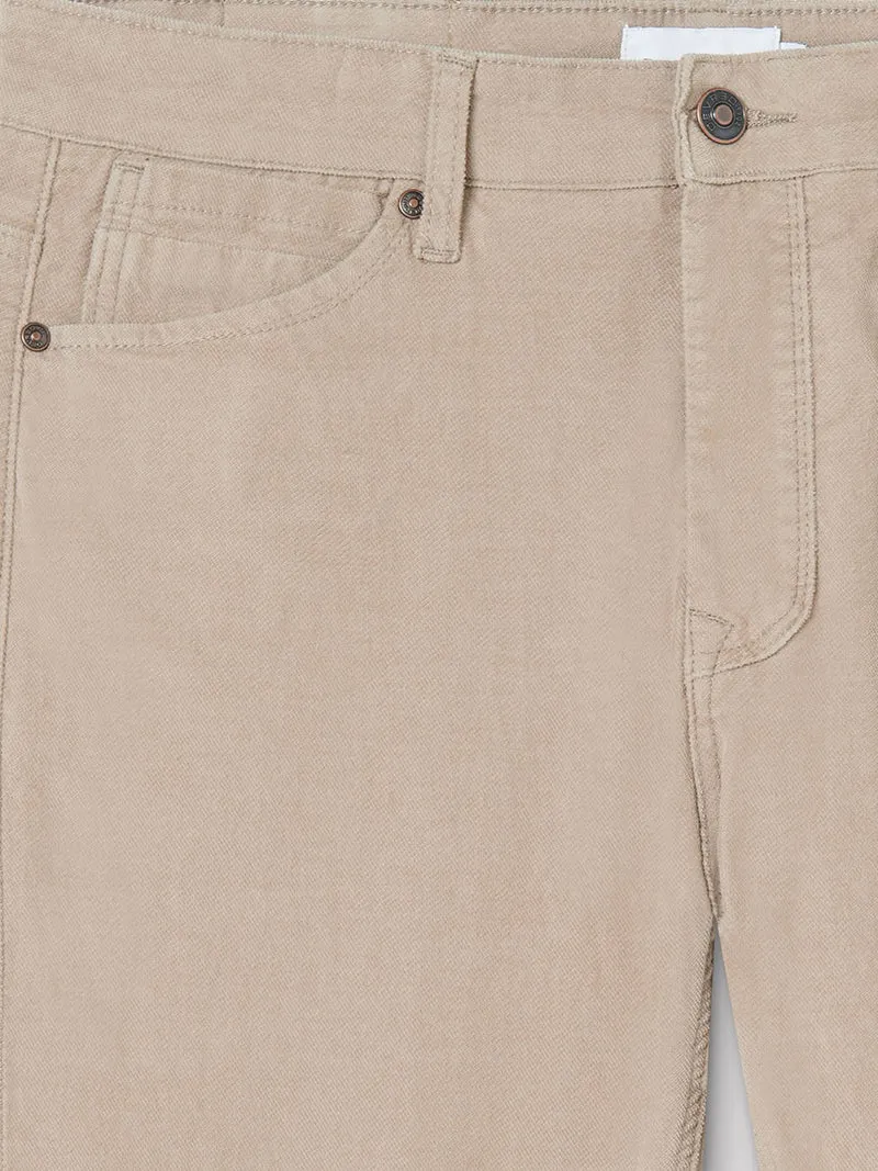 Jean couleur slim stretch en velours