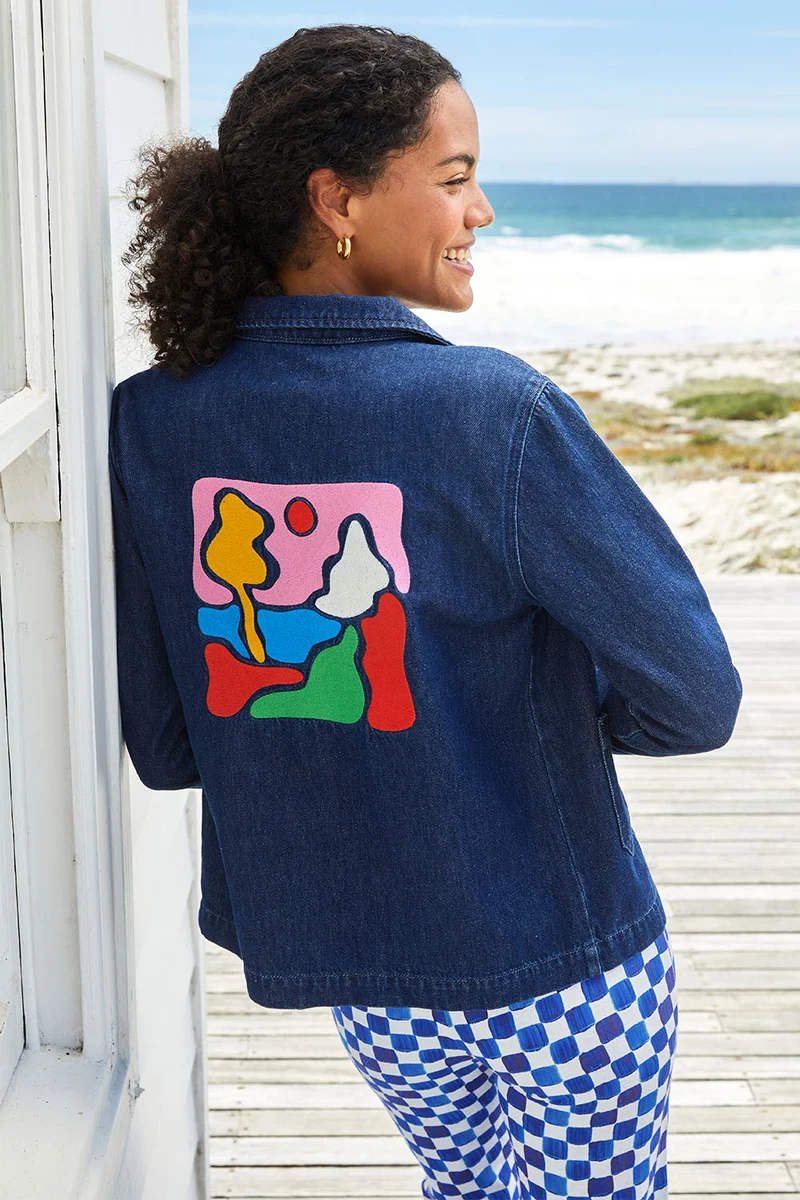 Veste Landscape Denim Brut