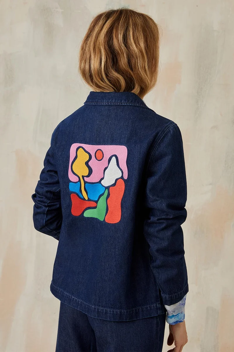 Veste Landscape Denim Brut