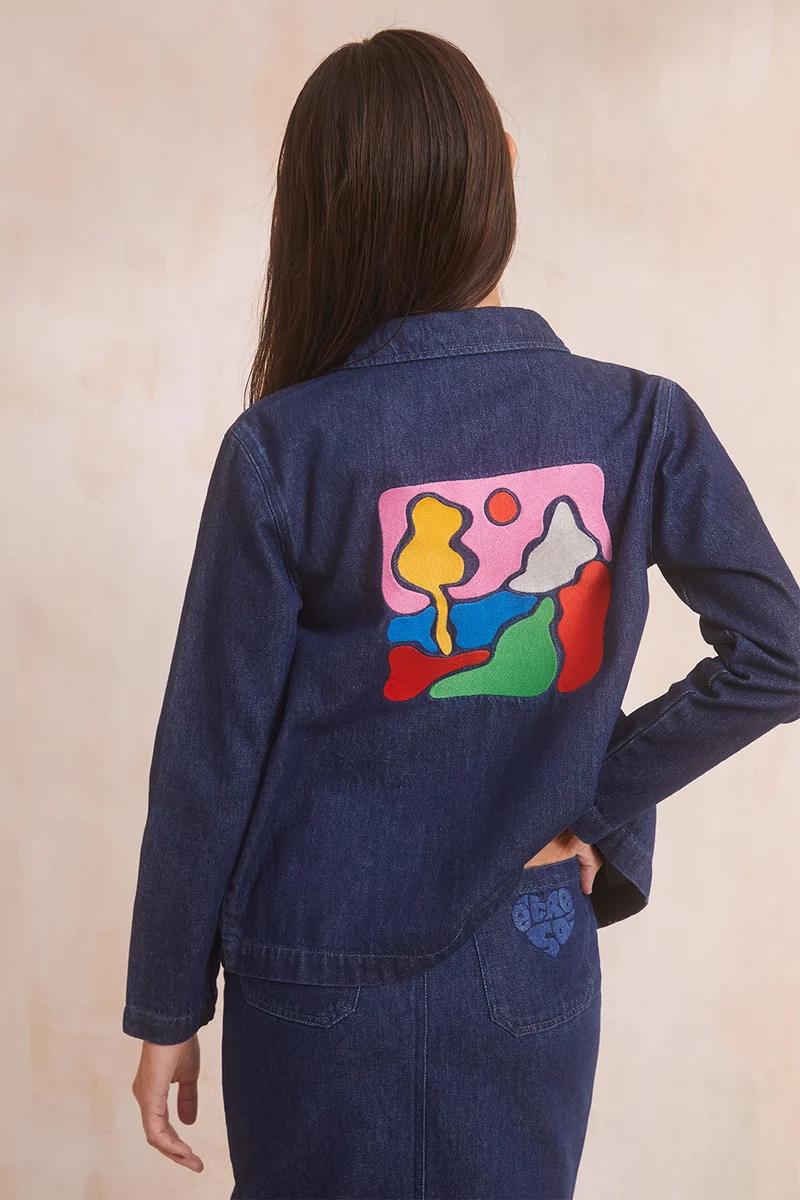 Veste Landscape Denim Brut