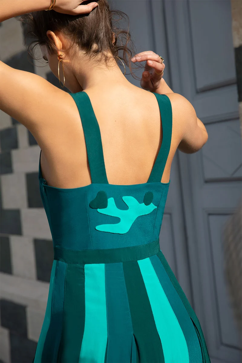 Robe en soie Eucalyptus
