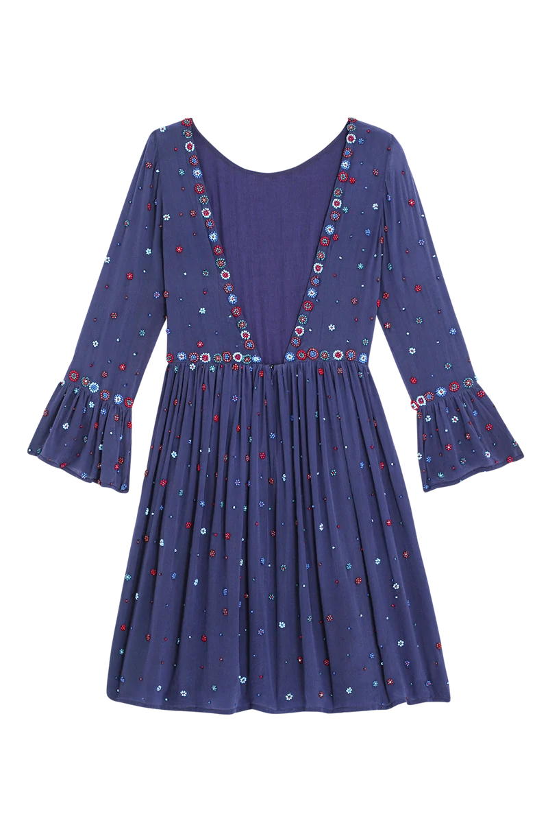 Robe en soie Iris