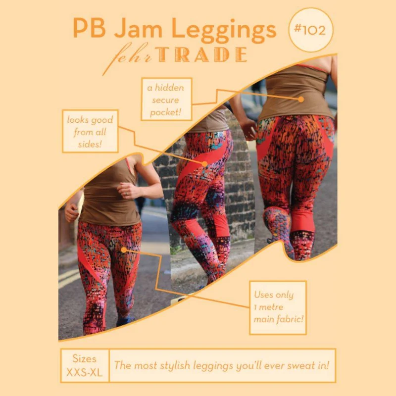 PATRON DE COUTURE PDF | Leggings PB Jam | Fehr Trade