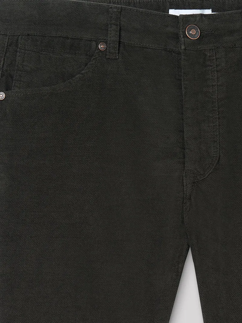 Jean couleur slim stretch en velours