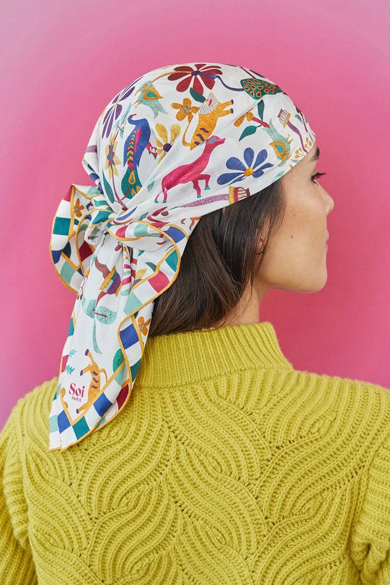 Foulard en soie Jaipur