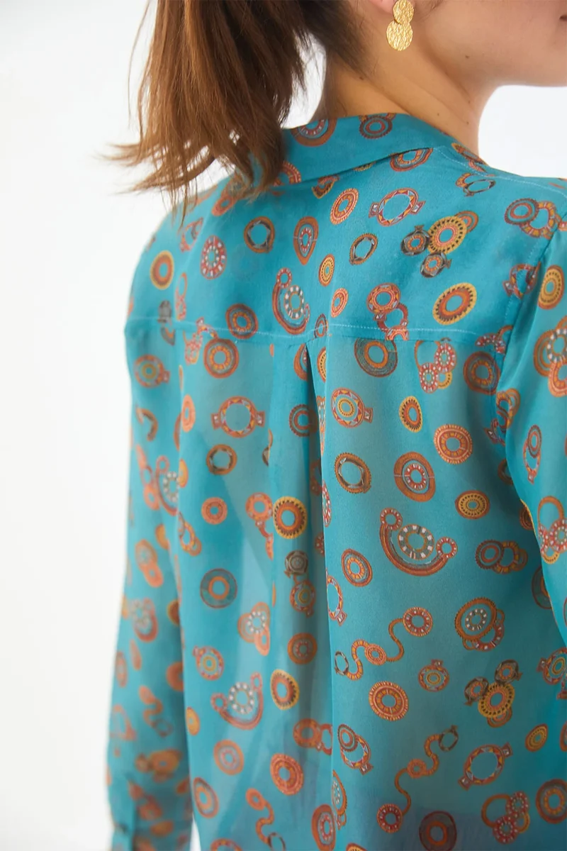 Chemisier en soie Le Collier