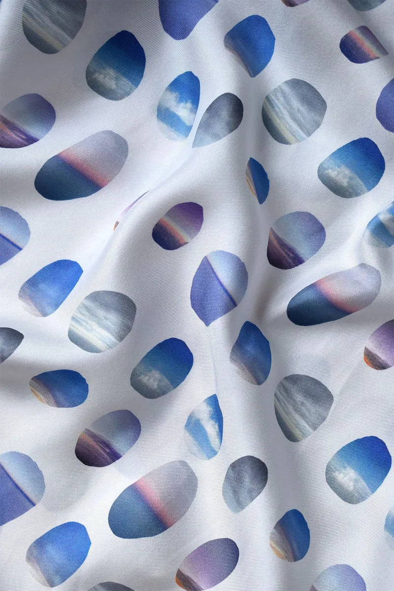Chemisier en soie Les Hublots