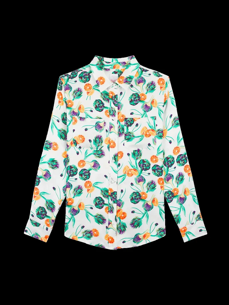 Chemisier en soie Mamie Odette