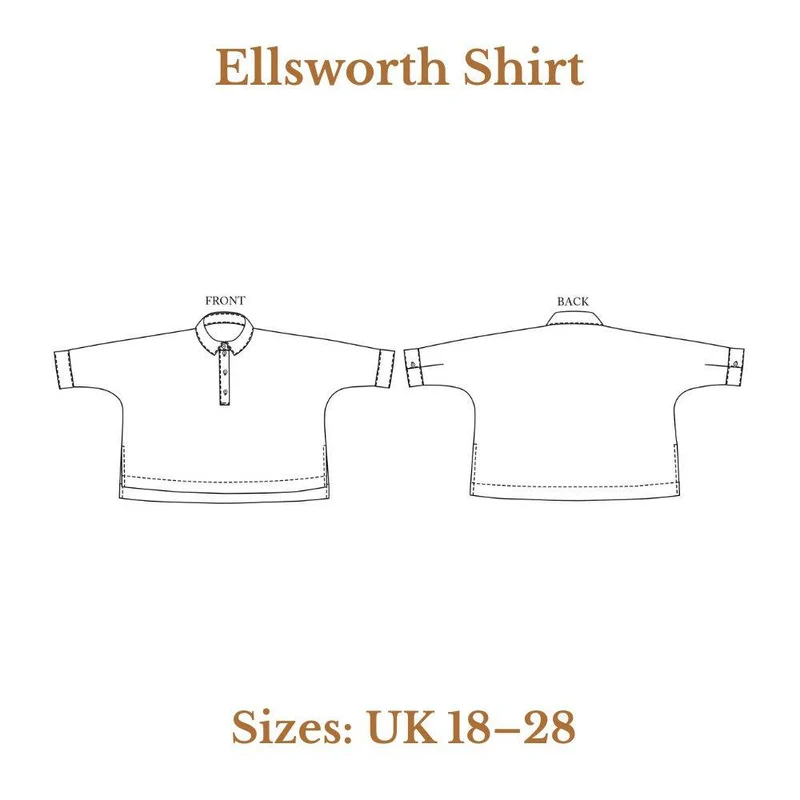 PATRON DE COUTURE PDF | Chemise Ellsworth | Merchant & Mills | UK 18–28