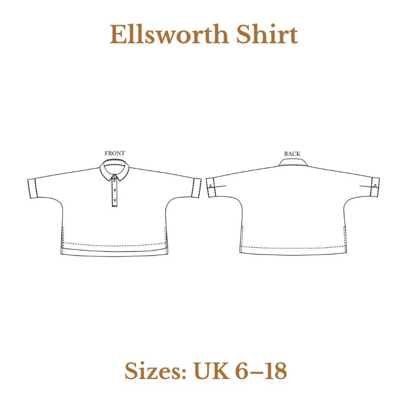 PATRON DE COUTURE PDF | Chemise Ellsworth | Merchant & Mills | UK 6–18