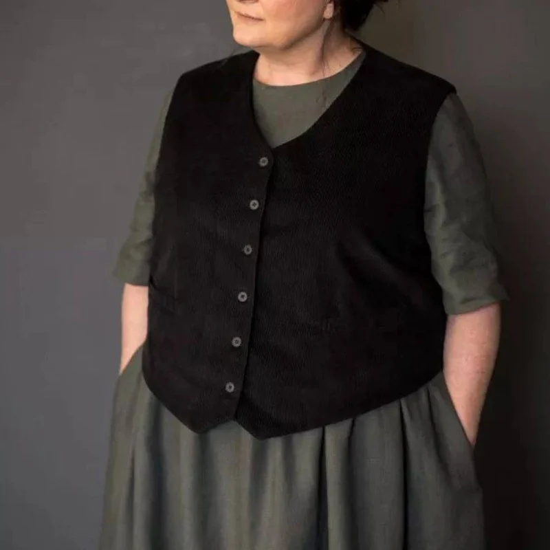 PATRON DE COUTURE PDF | Gilet tailleur MILLER | Merchant & Mills | UK 18–28