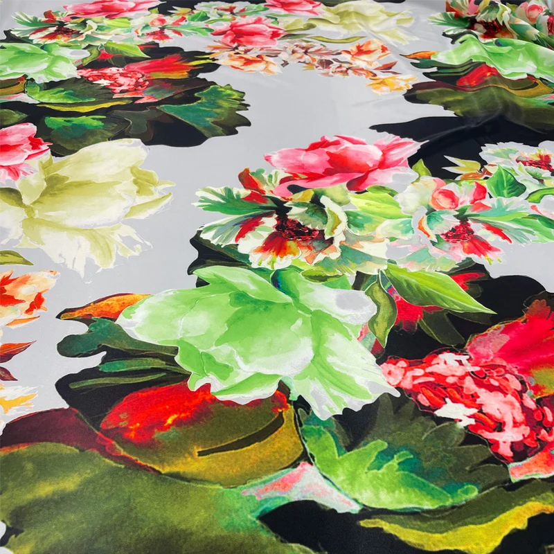 Tissu Satin razmir, polyester - Viviana