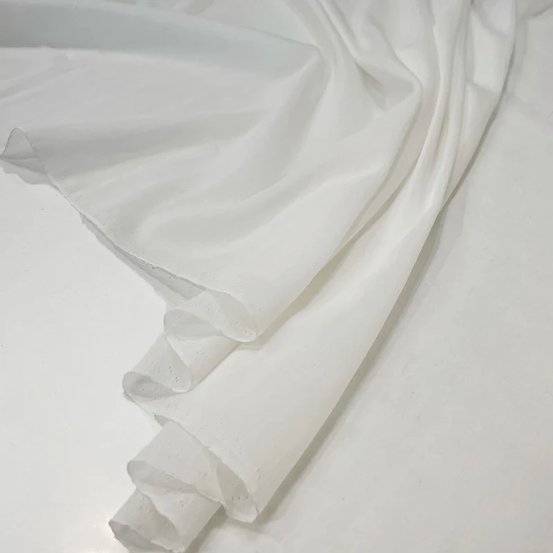 Tissu Voile, Coton et Soie - Tivion
