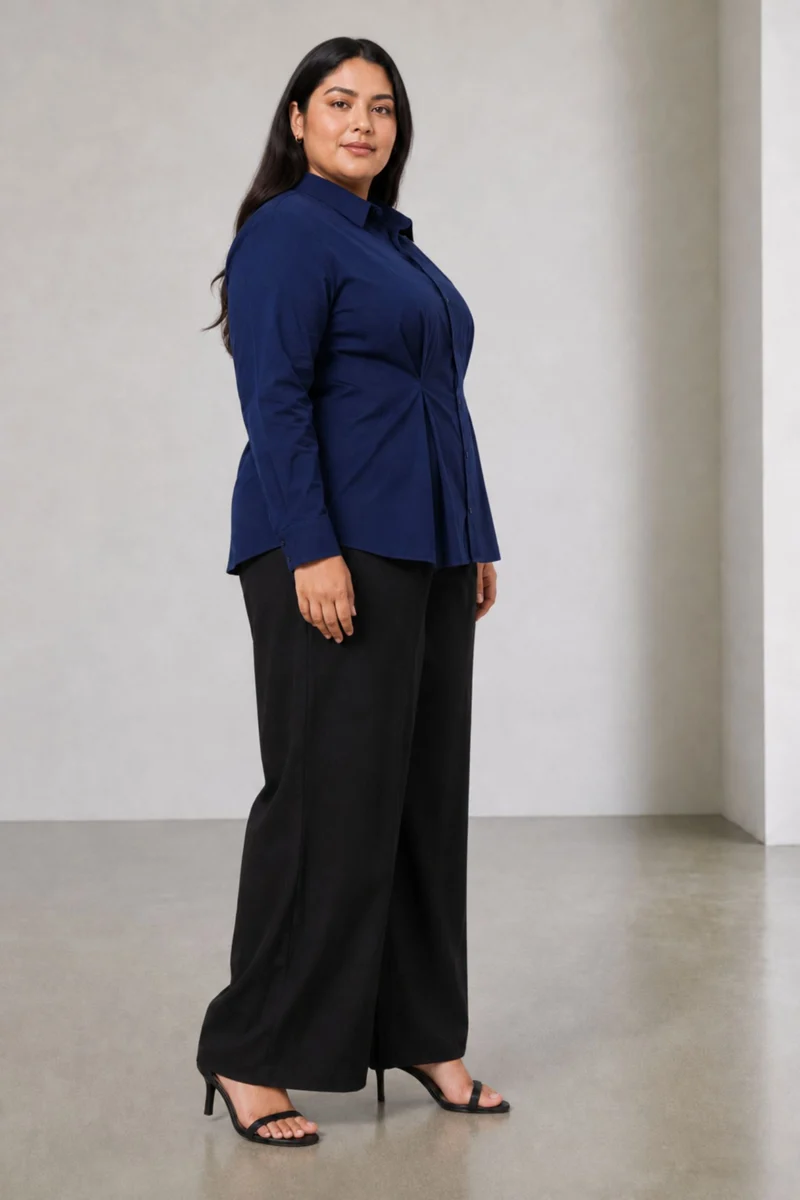 Bahia|Cotton Waist Button Full Sleeve Shirt