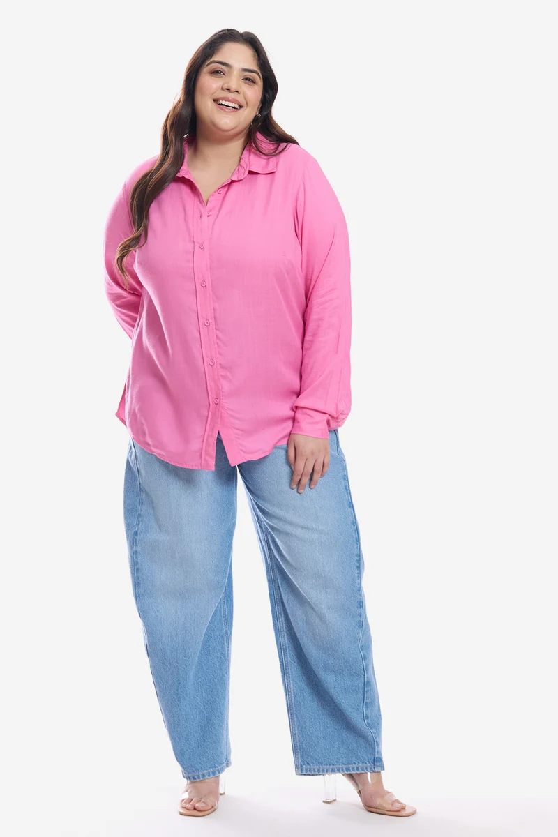 Beena|Cotton Regular Button Down Shirt