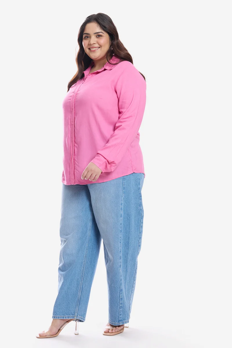 Beena|Cotton Regular Button Down Shirt