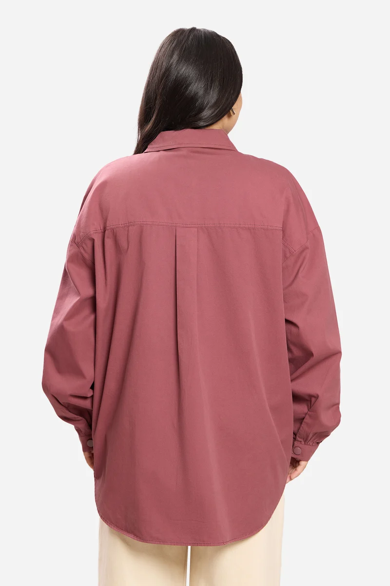 Paulina|100% Cotton Washed Utility Shirt