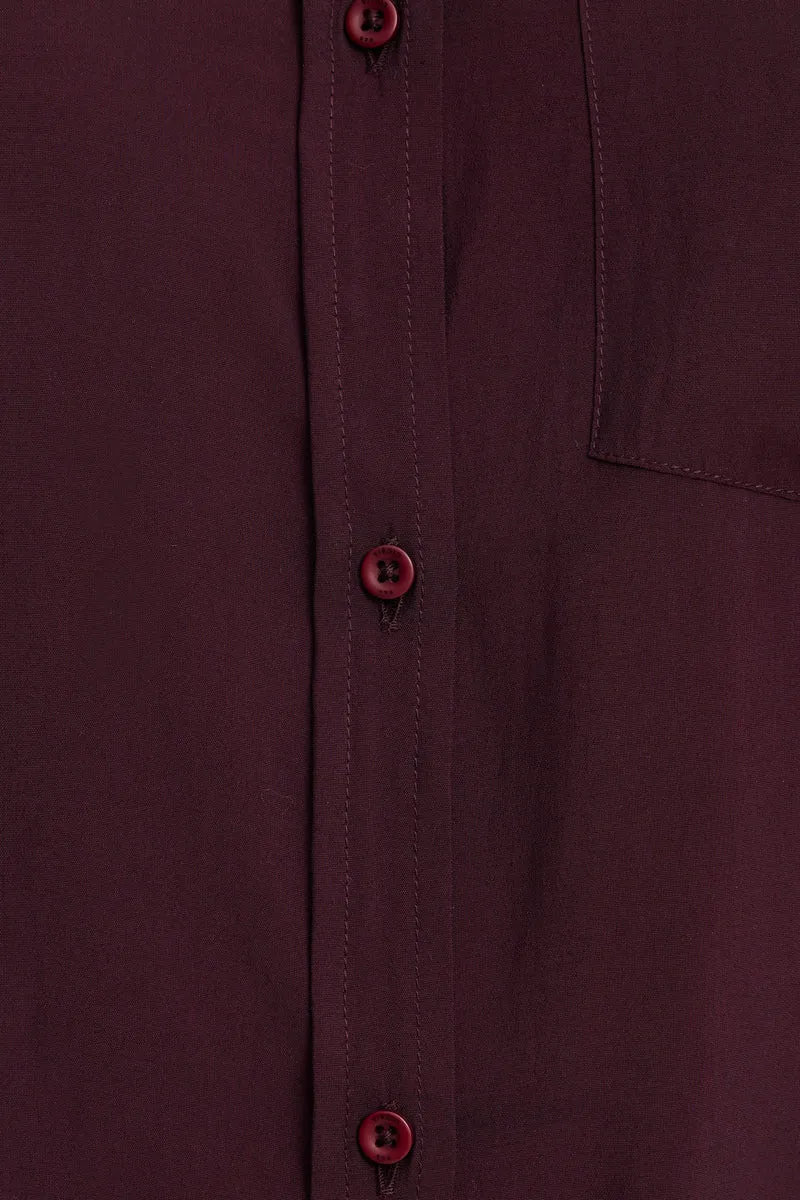 Ventu|100% Viscose Classic Relaxed Fit Shirt