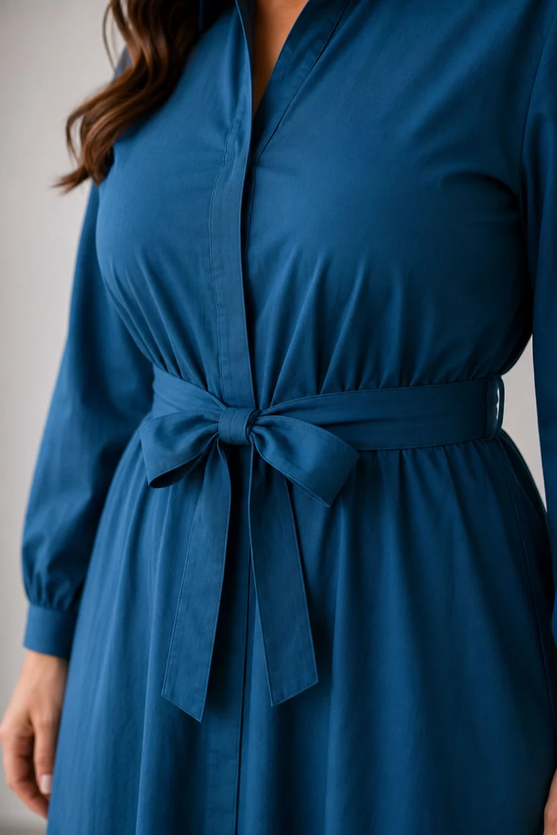 Larissa|100% Cotton Shirt Dress